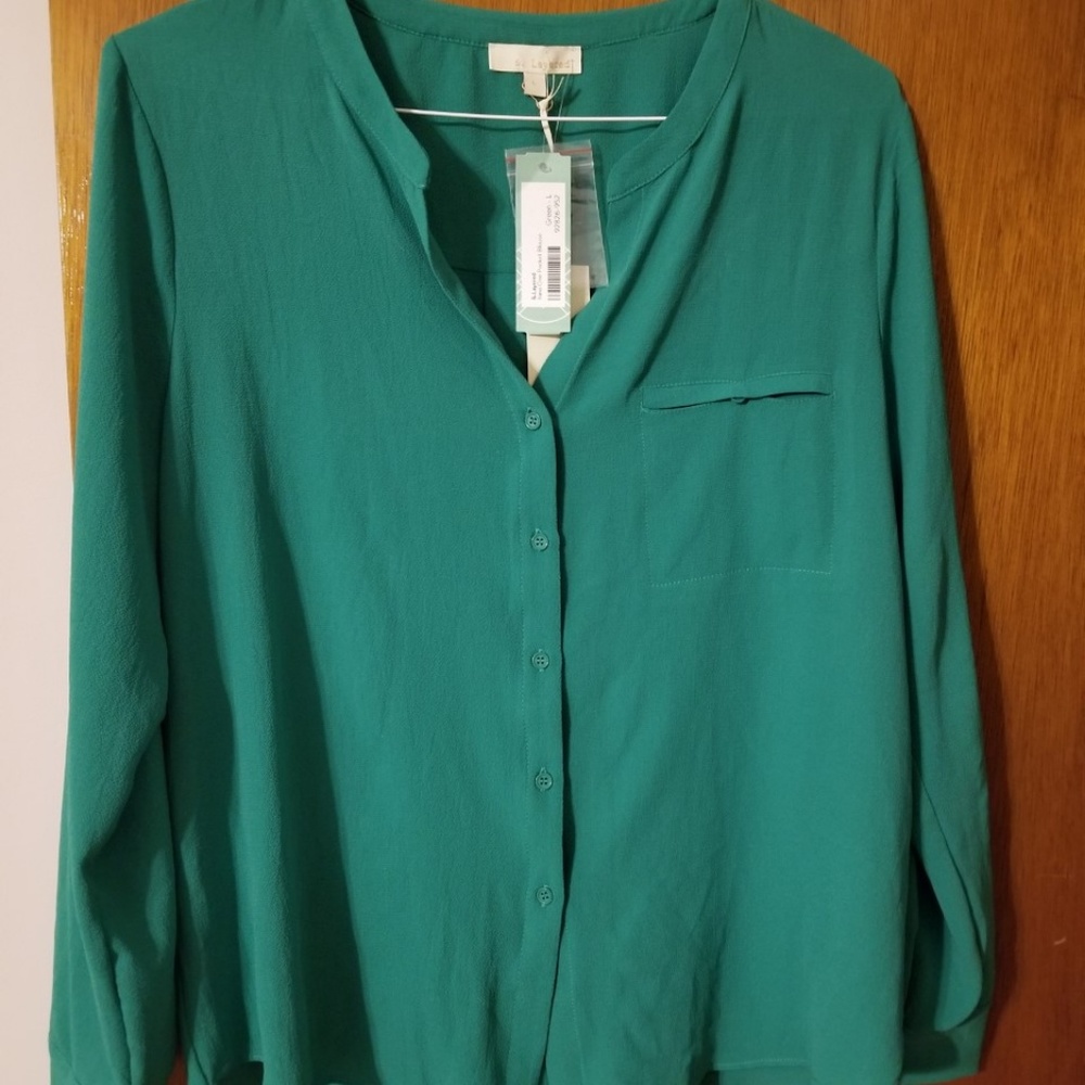 &.Layered  Ilana One Pocket Blouse
